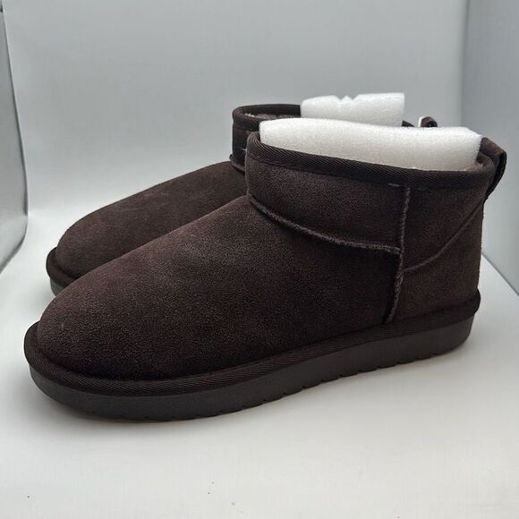 CUSHIONAIRE Women's pull on boot 8.5 BROWN - Picture 3 of 7